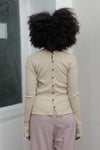 BASERANGE Taff Cardigan TOTVC-RC-WI23 Tan (TOTVC)